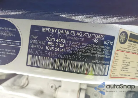 2013 Mercedes-Benz C 250 Sport из США, поврежденный, VIN WDDGF4HB6DA801676